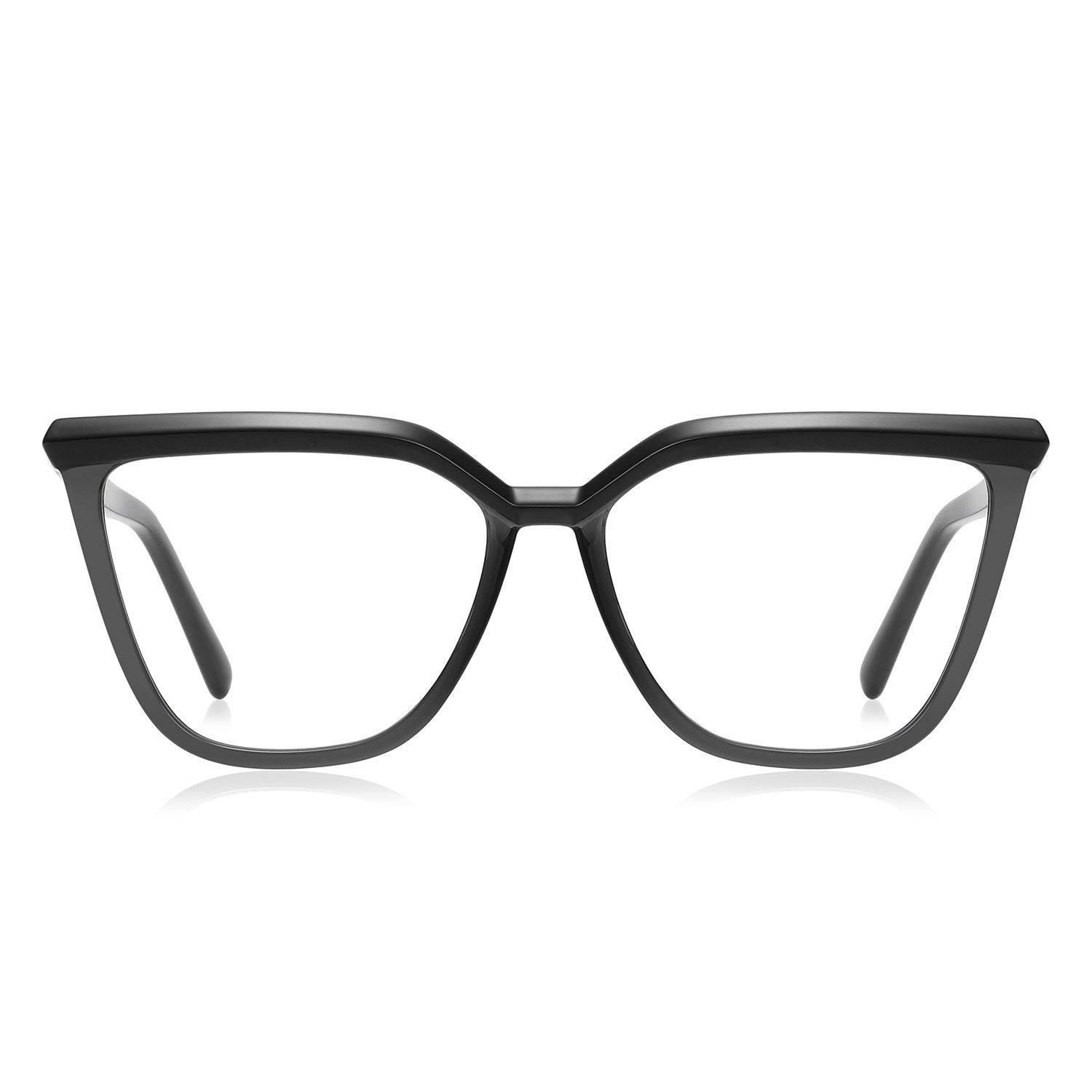Baue | Rectangle/Black/TR90 - Eyeglasses | ELKLOOK