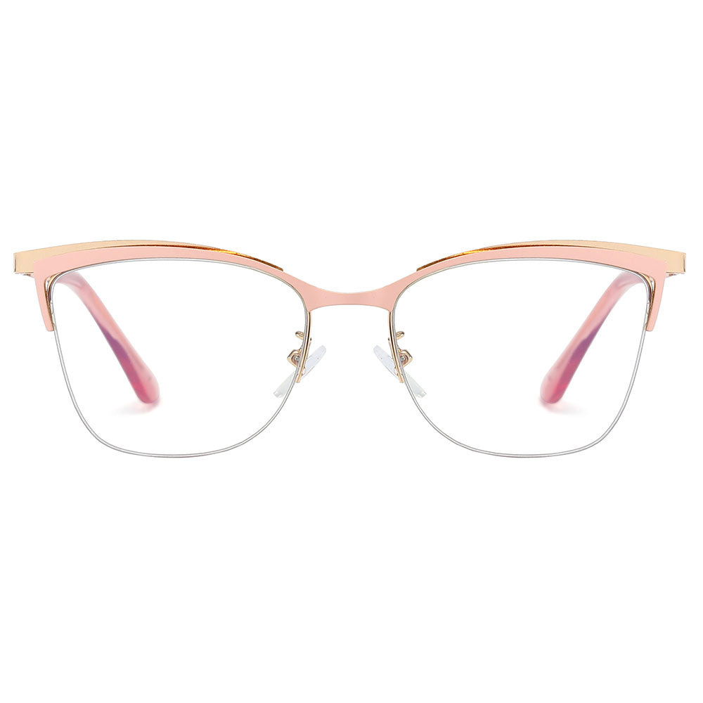 ELKLOOK Now Trends Cat Eye Womens Pink Glasses Frames For Online 3-5 ...